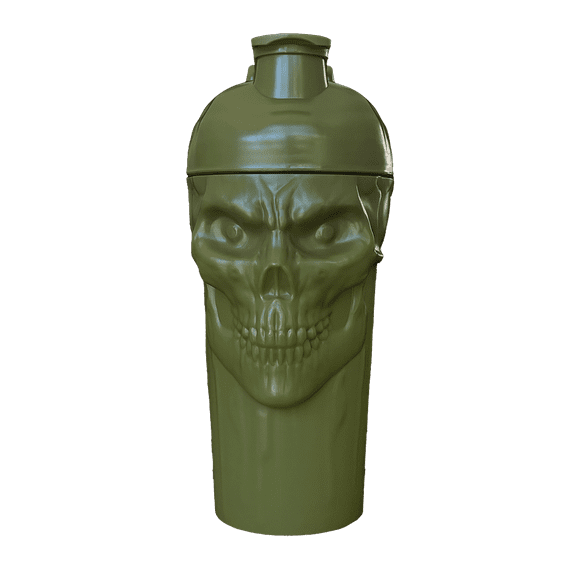 JNX Sports® The Curse! Skull Shaker Military Green 700ml