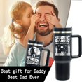 thumbnail image 3 of Best Dad Ever Tumbler - 40 oz Stainless Steel Drinking Cup for Father''s Day Gifts, Laser Engraving - Perfect Dad Tumbler from Daughter, 3 of 5