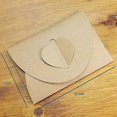 thumbnail image 3 of 50pcs/lot Handmade Brown Paper Bag Mini Envelope Heart Kraft Vintage Envelopes Retro, 3 of 5