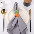 thumbnail image 4 of WEGFTDUOP Easter Festival Supplies Handmade Raffia Woven Pineapple Fruit Napkin Ring For Hotel Table Setting Banquets And Parties, 4 of 4