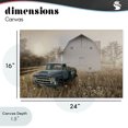 thumbnail image 4 of Stupell Industries Farmhouse Vintage Pickup in Wildflowers Canvas Art, 24 x 16, by Nan, 4 of 8
