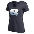 thumbnail image 2 of Women's Navy North Carolina Tar Heels Gradient Logo T-Shirt, 2 of 4
