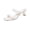 White, variant on Women's Summer Slippers,Women's Fashion CasualSpring And Summer Solid Color Outer Wear High Heels Slippers Fashionable Style, Casual Wear, Trendy Look, Durable Quality, Easy to Clean