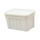 thumbnail image 1 of Caja de almacenamiento para casa de muñecas a escala 1:12, contenedor de simulación de suministros de escenografía con tapa Gris, 1 of 8