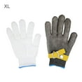 thumbnail image 1 of Kenally Guantes anti-cortes Seguridad a prueba de cortes Resistente a puñaladas Malla de alambre inoxidable Carnicero Guantes resistentes a cortes Type5 NO5 Kenally TO000235-02, 1 of 6
