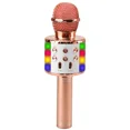 thumbnail image 1 of Machine à Microphone de Karaoké Sans Fil Bluetooth Dream Fun 718202242 Reconditionnée, Or Rose, 1 of 3