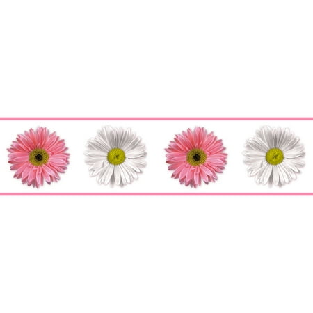 RoomMates Flower Power Peel and Stick Border