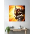 thumbnail image 2 of Daybreaker Poster Wall Art, Modern Wall Decor, 16x16 UNFRAMED, 2 of 3