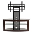 thumbnail image 2 of Flat panel TV mounting system w/ 3 AV shelves for up to 80" plasma or LCD/LED TVs - Espresso, 2 of 2