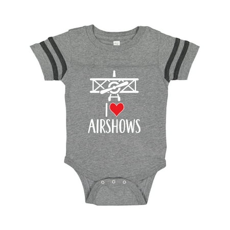 

Inktastic I Love Airshows Gift Baby Boy or Baby Girl Bodysuit