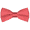 Coral Rose, variant on Men's Solid Color Adjustable Pre-Tied Bow Tie, Hot Pink