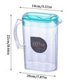thumbnail image 4 of BPA Free Plastic Pitcher for Cold Water - 1 Gallon with Lid, Leakproof, Large Capacity for Iced Tea, Lemonade, Juice, 4 of 7
