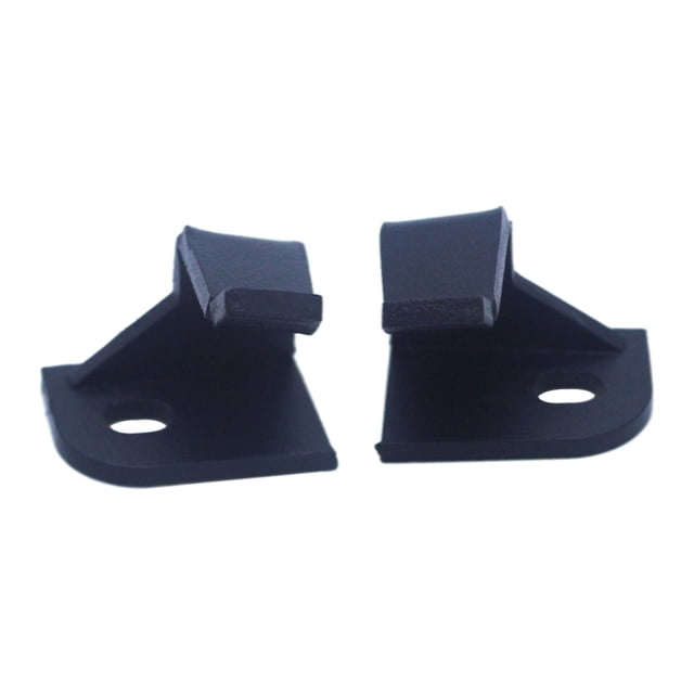 1 par de cascos de seguridad, ganchos de plástico, accesorios de repuesto, piezas de motocicleta ligera negra, montaje de bloqueo de moldeo para DYNWAVEMX Ganchos de seguridad para cascos