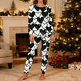 thumbnail image 2 of Valentine's Matching Pajamas for Couples, Graffiti Heart Print Sleepwear, Crew Neck Long Sleeve Shirts & Pants, Casual Lightweight Pajama Sets 2-Piece Loungewear Pjs 2026 Lover Gift, 2 of 8