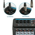 thumbnail image 6 of 6-Channel Audio Mixer with Bluetooth, USB, and LED Display, Featuring Phantom Power and&nbsp; Sound Control for&nbsp; Use, 6 of 7