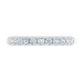 thumbnail image 3 of 1/2 Carat Round Diamond Wedding Band Ring in 14K White Gold (Ring Size 5) (SI1-SI2 Clarity), 3 of 4