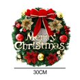 thumbnail image 4 of Advancent Guirnalda de Navidad de simulación Artificial, colgante de vacaciones interesante, diseño de escena, puerta delantera, ventana, Kits de decoración para fiestas, 4 of 5