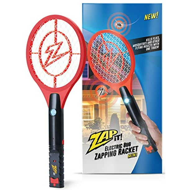 ZAP IT! Bug Zapper Rechargeable Bug Zapper Racket, 4,000 Volt, USB