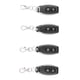 thumbnail image 4 of 4PCS Interruptor de control remoto inalámbrico Llavero de metal negro para puerta de garaje 12V 433MHz, 4 of 12