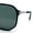 Matte Black - Green, variant on Polarized Mens Posh Fashion Racer Plastic Oversize Sunglasses Matte Tortoise - Brown