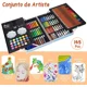 thumbnail image 3 of Set De Arte Profesional, Colores Lápices Kit Dibujo 145pcs, 3 of 7