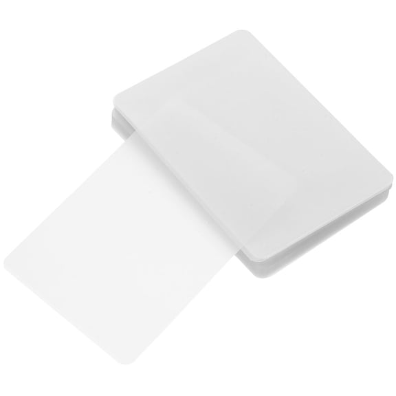 WEUVEB 100Pcs Peel and Stick Laminating Sheets Transparent for Photos Labels and Documents