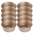 thumbnail image 1 of Molde de Acero Al Carbono de 4 Pulgadas para Freidora de Aire, Molde Redondo para Pan, Tartas, Pudín, Gelatina, para Repostería., 1 of 5