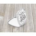 thumbnail image 2 of Letter W Musical Note Letters Compact Mirror, 2 of 4