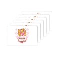 thumbnail image 4 of MKHERT Cute Cat with Valentine's Day Quotes I Love You More Than Coffee Placemats Table Mats for Dining Room Kitchen Table Decoration 12x18 inch,Set of 6, 4 of 4