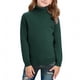 thumbnail image 5 of Cowsor Toddler Baby Boys Girls Knit Sweaters Turtleneck High Collar Fall Winter Soft Warm Sweater Pullover Tops, 5 of 7