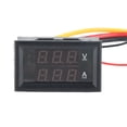 thumbnail image 4 of DC 0-300V Medidor de amperios de voltios de pantalla dual Medidor de amperímetro de corriente de voltaje digital Protección de polaridad inversa, 4 of 5