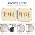 thumbnail image 6 of Haiem African Women in Traditional Clothes Car Windshield Sun Shade (2 Pieces) Foldable Windshield Sun Shade Car Accessories for Truck SUV Pickup-Small, 6 of 7