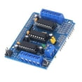 thumbnail image 1 of LYUMO DC Motor Driver Board L293D Module d'Extension de Moteur Pas à Pas Compatible pour Duemilanove,Carte d'Extension d'Entraînement Moteur,Module d'Extension Moteur, 1 of 8