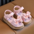 thumbnail image 3 of HIPYLO Girls White Sandals Size 10 Toddler Girl Shoes Big Kids Shoes Toddler Size 6 Shoes Youth Shoes Girls Size Shoes Baby Girl Size 3, Pink 18-24 Months, 3 of 6