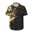 thumbnail image 5 of EQWLJWE Beach Shirts for Men's Geometric Beach Shirts Casual Button Up Short Sleeves 3D Non Positioning Printed Shirt Party Outfit Fun Holiday Costumes for Tennis Basketball, 5 of 5