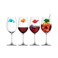 thumbnail image 3 of 24 marcadores de silicona para copas de vino con forma de animales marinos y terrestres. Identificadores de vino para copas., 3 of 8