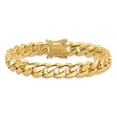 thumbnail image 3 of Primal Gold 14 Karat Yellow and White Gold 10.7mm Miami Cuban Link Bracelet, 3 of 4