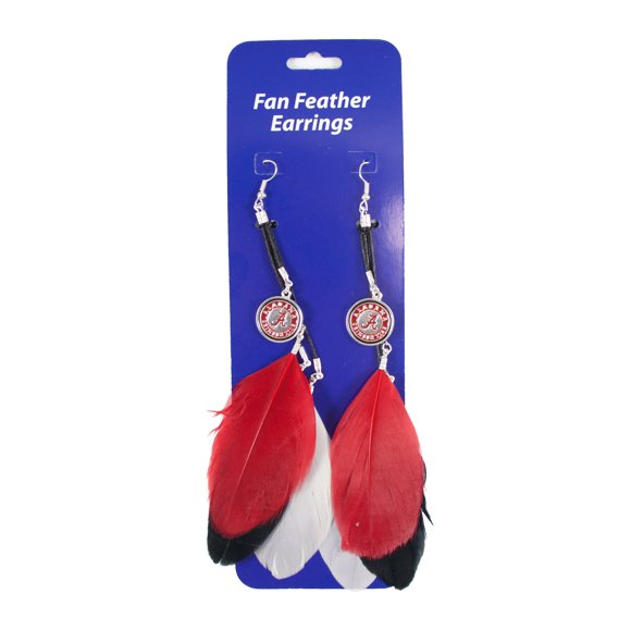 Littlearth NCAA Alabama Crimson Tide Boucles d'Oreilles Plume