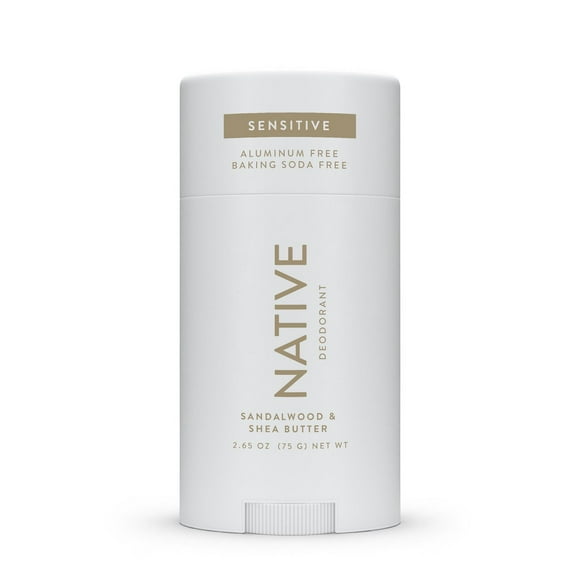 Native Sensitive Deodorant, Sandalwood & Shea Butter, Aluminum Free