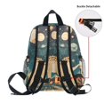 thumbnail image 5 of FORMRS School Backpack with Front Zippered Pocket 12" Student Travel Daypack, Dinosaur at Night, 5 of 6