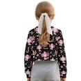 thumbnail image 4 of Xoenoiee Christmas Axolotl Candy Snowflake Print Crop Tops for Girls Kids Long Sleeve Sweatshirt Casual Pullover Loose Outwear Coat, 5-6 Years, 4 of 7