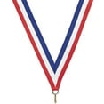 thumbnail image 2 of 20 Pack, Large 2.5" Gold Soccer Medals with Red White & Blue Neck Ribbon Trophy Medals Award, 2 of 2