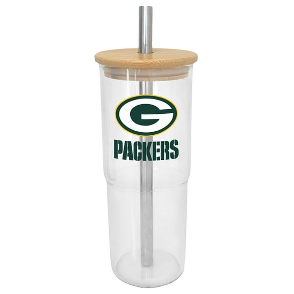 Green Bay Packers 24oz. Glass Tumbler