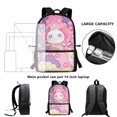 thumbnail image 6 of Uourmeti Salamander Pattern Sturdy Stitching Backpack, 17 Inch Large Capacity School Backpack Lightweight Polyester Backpack for Adults, 6 of 6