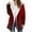 #0101-Hot Pink, variant on Women's Winter Long Flannel Jackets Zip Up Hooded Vintage Colorblock Western Coats Fleece Lined Winter Coat with Side Pockets Gift