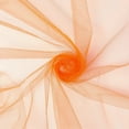 thumbnail image 3 of Tulle 54" Wide 40 Yard Long Polyester Sheer Fashion Apparel Sewing Decor Fabric By The Bolt - Orange, 3 of 4