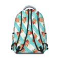 thumbnail image 3 of Pioneer Flower Floral Print Pattern Backpack for School, Cute School Bag with Adjustable Shoulder Straps and Padded Back, 15.3"x11"x7.1", 3 of 5