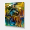 thumbnail image 3 of Designart ' Colour Spiral Fusion IV ' Modern Canvas Wall Art Print, 3 of 4