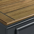 thumbnail image 3 of Roundhill Furniture Clelane Wood 5-Drawer Chest, Slate Blue, 3 of 7