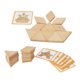 thumbnail image 2 of Juego de bloques de diseño de madera de 54 Uds., juegos de desarrollo, juguetes educativos, rompecabezas con forma geométrica para niños de 4 años o, 2 of 9